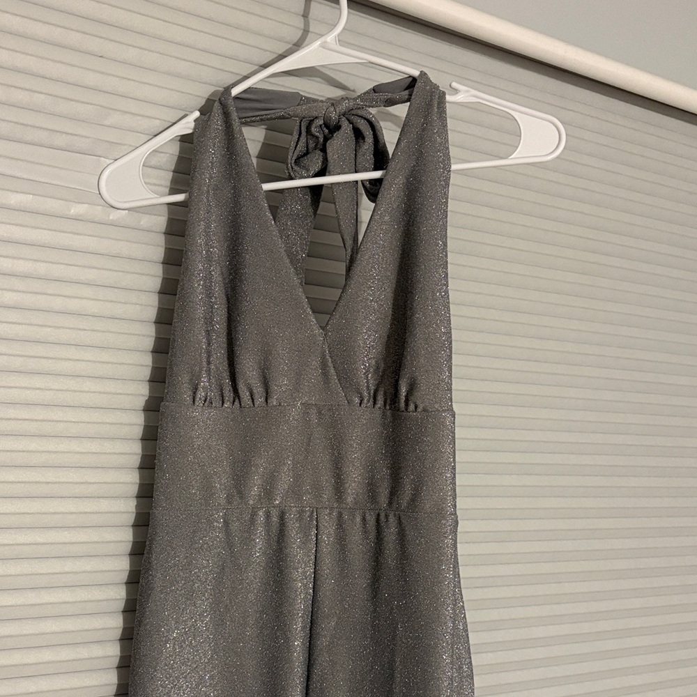 Kids Sparkly Gray One Piece